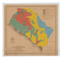 Diagram of major land uses, Orange County, California