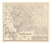 1935 Blackburn’s map of San Diego County, California