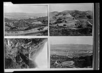 Four photographs of Topanga Canyon, Topanga, circa 1923-1928