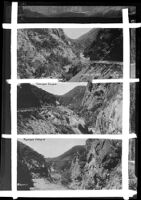 Three photographs of Topanga Canyon, Topanga, circa 1923-1928