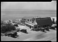 Exterior view of the Las Flores Inn on the coast road, Malibu, 1915