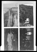View of the Outside Inn in Topanga Canyon and views of Palisades Park in Santa Monica, circa 1915-1930