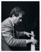Aldo Ciccolini playing the piano, Los Angeles, 1986 [descriptive]