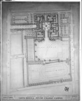 General plot plan for Santa Monica Junior College Campus, Santa Monica, 1940