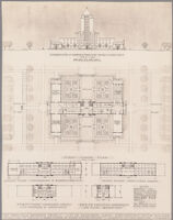 Study of administration building for the Twin Falls Bruneau Project, Harriman, Idaho, between 1924 and 1933