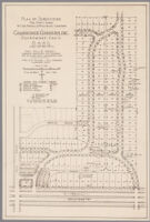 Plan of subdivision for Cambridge Corners, Inc., Claremont, 1930