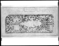 Plan for redesign of Central Park, Pasadena, 1925