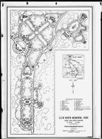Plan for Glen Haven Memorial Park, San Fernando, circa 1940