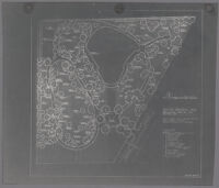 Hillside Memorial Park, preliminary planting plan, Culver City, 1945
