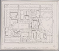 Site plan, north campus, Long Beach City College, Long Beach, 1950