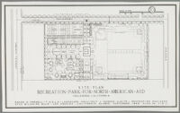 Site plan, recreation park for North American aid, Inglewood, 1946