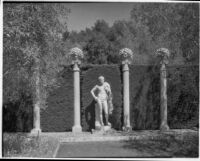 Wright Saltus Ludington residence, view of the Lansdowne Hermes, Montecito, 1931