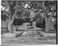 Allied Arts Guild of California, entrance from street, Menlo Park, 1932