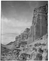 Scenic desert cliffs, Red Rock Canyon State Park, 1924