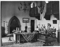 Leo V. Youngworth residence, view of interior, Baldwin Hills, 1932