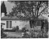 Exterior view of the Mr. and Mrs. Byron F. Hill residence, Los Angeles, 1937