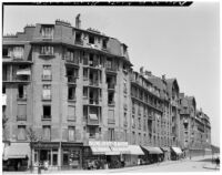 Collective housing on Avenue de la Porte de Montmartre in Paris, France, 1929