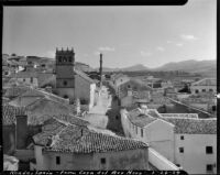 Spanish city of Ronda, view from Casa del Rey Moro, Ronda, 1929
