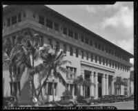 Alexander & Baldwin Building, view from Bishop Street, Honolulu, 1930