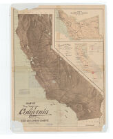 Map of the state of California