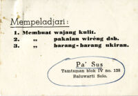 List of Wajang Kulit