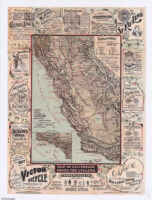 Map of California roads for cyclers