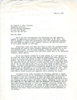 Letters regarding Rockefeller foundation grant; 2 photographs