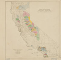State of California, watersheds of existing and proposed reservoirs