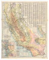 Map of California / compiled from official and authentic sources by the Southern Pacific.