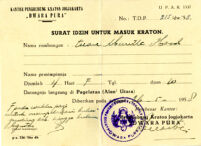 Telegram, Bank of Indonesia documents, transport order, tape and film notes