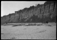 Palisades Park cliff, Santa Monica, 1929