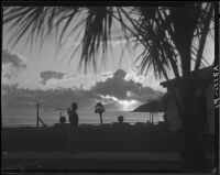 Sunset from Hotel Playa de Ensenada, Ensenada, 1931