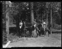 Horseback riders, Lake Arrowhead, 1929