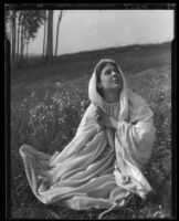 Victoria Vola as Mary Magdalene in a Sunday Players radio production, circa 1935