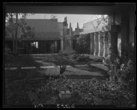 Hollyhock House courtyard, Barnsdall Park, Los Angeles, 1929