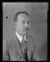 Portrait of Darrel B. Foss, in suit and tie, 1924