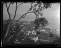 View from Huntington Palisades towards Santa Monica Canyon, 1929