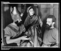 Actors from the Sunday Players radio show portraying biblical characters, circa 1935