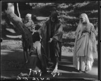 Actors from the Sunday Players radio show performing a scene from the New Testament, circa 1935