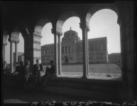 Powell Library from Royce Hall, University of California, Los Angeles, 1928