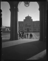 View from Royce Hall towards Powell Library, University of California, Los Angeles, 1928