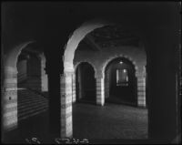 Powell Library entrance hall, University of California, Los Angeles, 1930