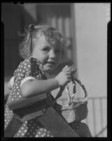 Girl with basket, Los Angeles, circa 1935