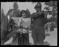 Hap Allen and musicians, Lake Arrowhead, 1929