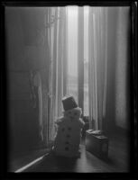 Cotton snowman, Santa Monica, 1925