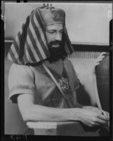Actor Charles Anderson as Malak in a Sunday Players production, circa 1935