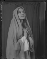 May Betteridge in veil, 1928-1934