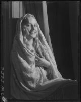 May Betteridge in shawl, 1928-1934