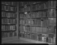 Interior of library, [1930s?]