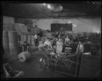 Interior of factory, [1920-1939?]
